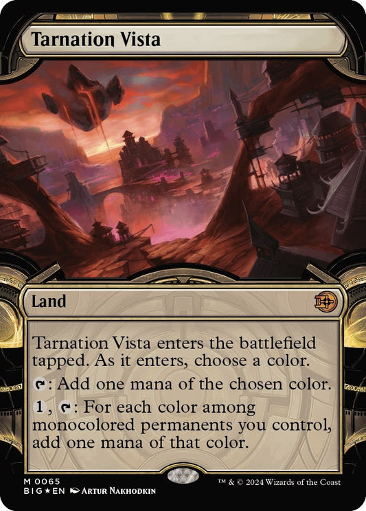 Image for Tarnation Vista (Showcase) (Raised Foil) (65) (BIG) - Magic: The Gathering