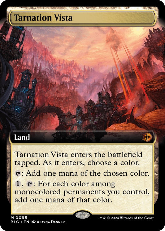 Image for Tarnation Vista (Extended Art) (95) (BIG) - Magic: The Gathering