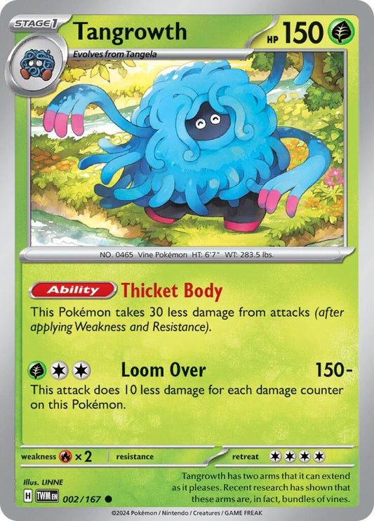 Image for Tangrowth (002/167) (TWM) - Pokemon