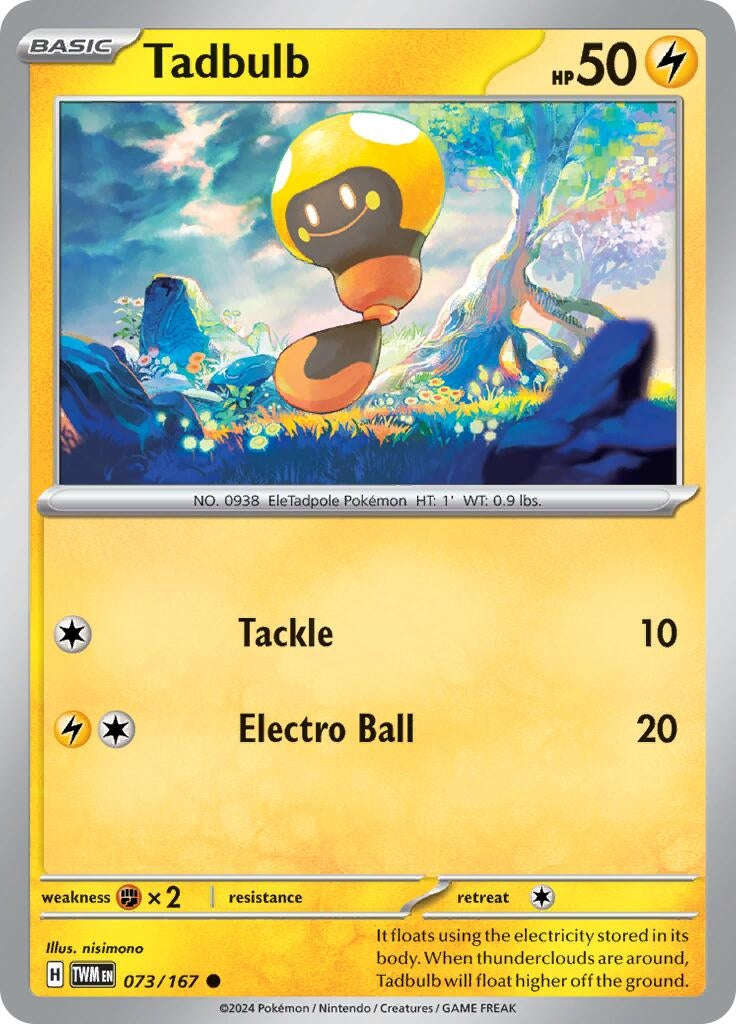 Image for Tadbulb (073/167) (TWM) - Pokemon