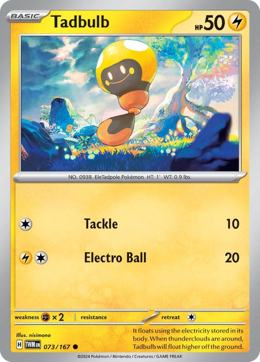 Image for Tadbulb (073/167) (TWM) - Pokemon