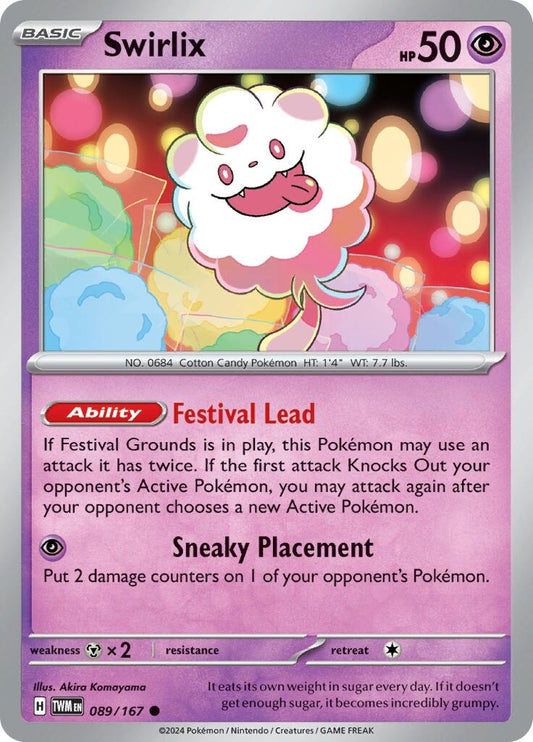 Image for Swirlix (089/167) (TWM) - Pokemon