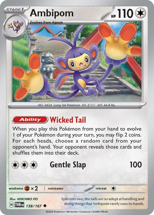Image for Ambipom (138/167) (TWM) - Pokemon
