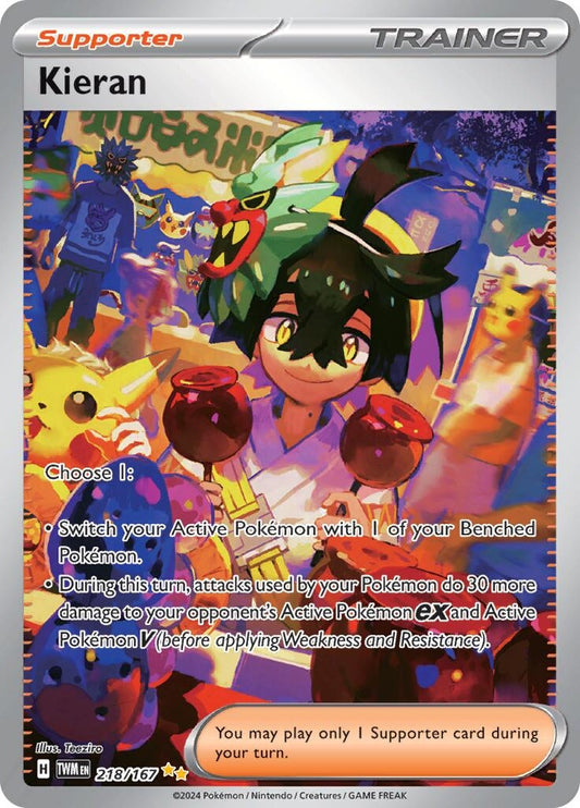 Image for Kieran (218/167) (TWM) - Pokemon
