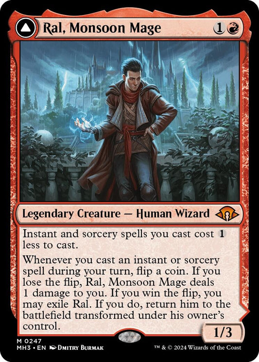 Image for Ral, Monsoon Mage (247) (MH3) - Magic: The Gathering