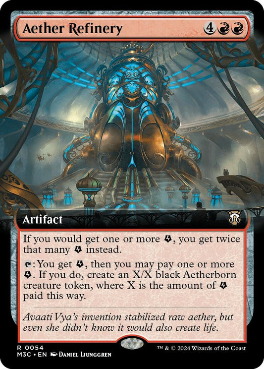 Image for Aether Refinery (Extended Art) (54) (M3C) - Magic: The Gathering