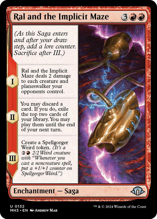 Image for Ral and the Implicit Maze (132) (MH3) - Magic: The Gathering