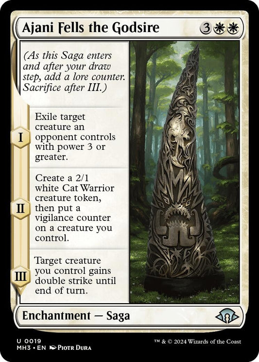 Image for Ajani Fells the Godsire (19) (MH3) - Magic: The Gathering