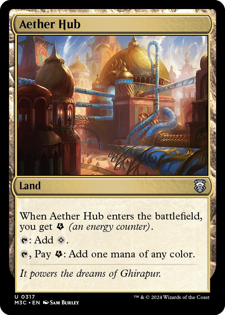 Image for Aether Hub (317) (M3C) - Magic: The Gathering