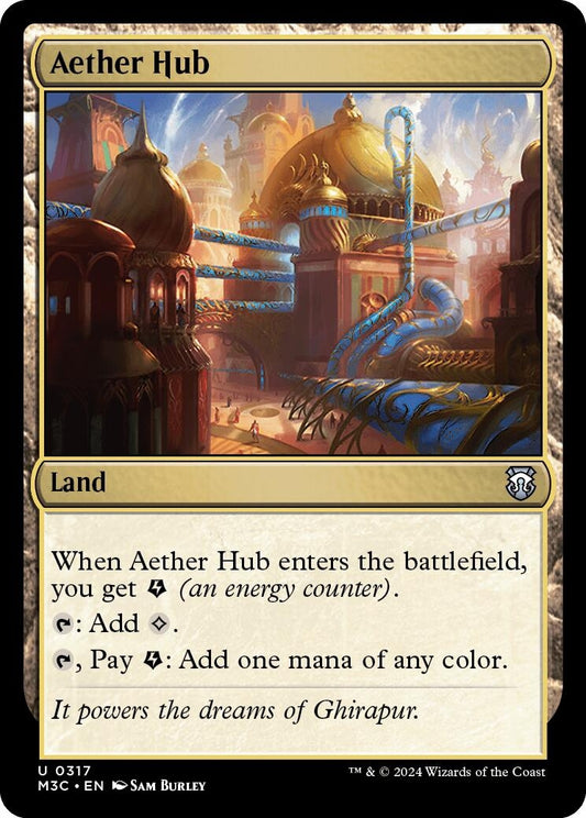 Image for Aether Hub (317) (M3C) - Magic: The Gathering