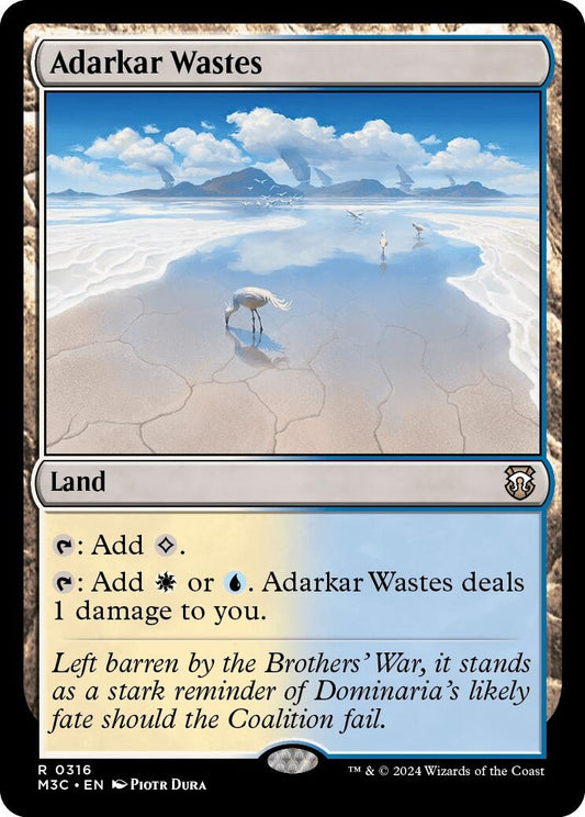 Image for Adarkar Wastes (316) (M3C) - Magic: The Gathering