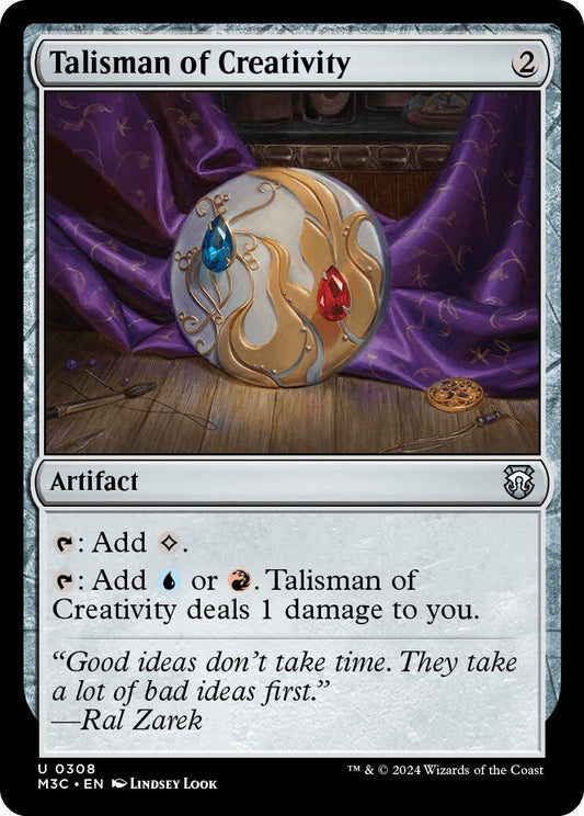 Image for Talisman of Creativity (308) (M3C) - Magic: The Gathering