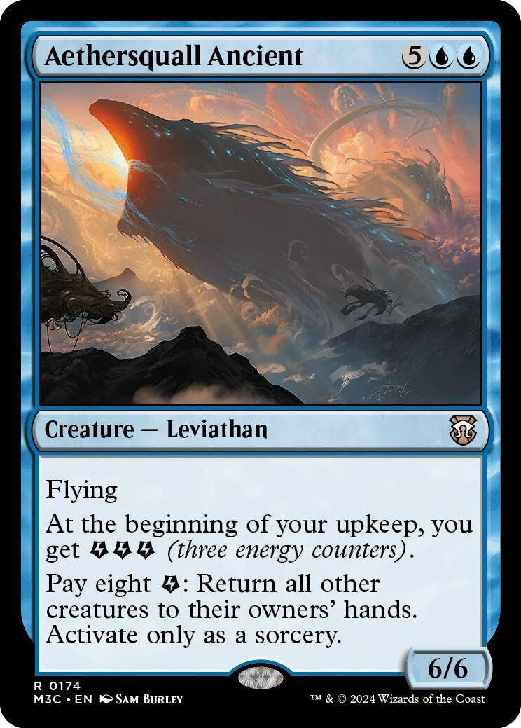 Image for Aethersquall Ancient (174) (M3C) - Magic: The Gathering