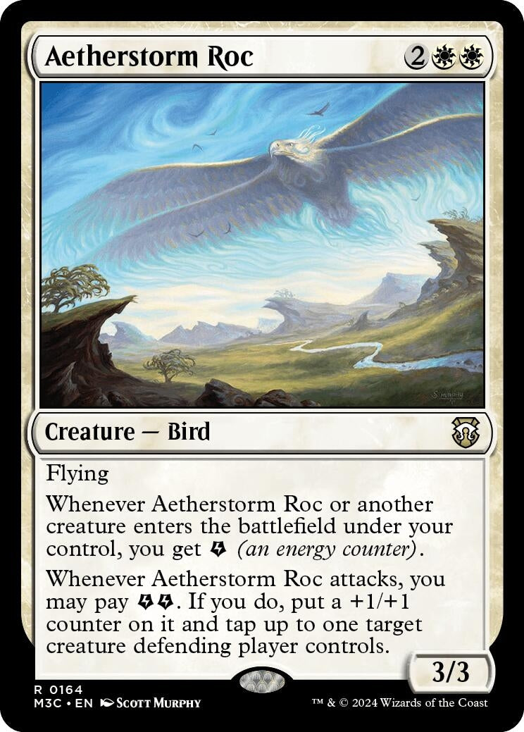 Image for Aetherstorm Roc (Ripple Foil) (164) (M3C) - Magic: The Gathering