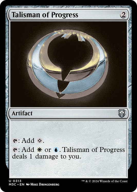 Image for Talisman of Progress (Ripple Foil) (313) (M3C) - Magic: The Gathering
