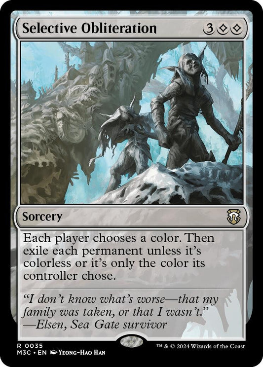 Image for Selective Obliteration (35) (M3C) - Magic: The Gathering