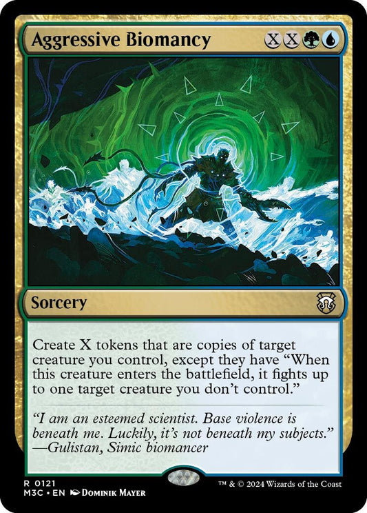 Image for Aggressive Biomancy (121) (M3C) - Magic: The Gathering