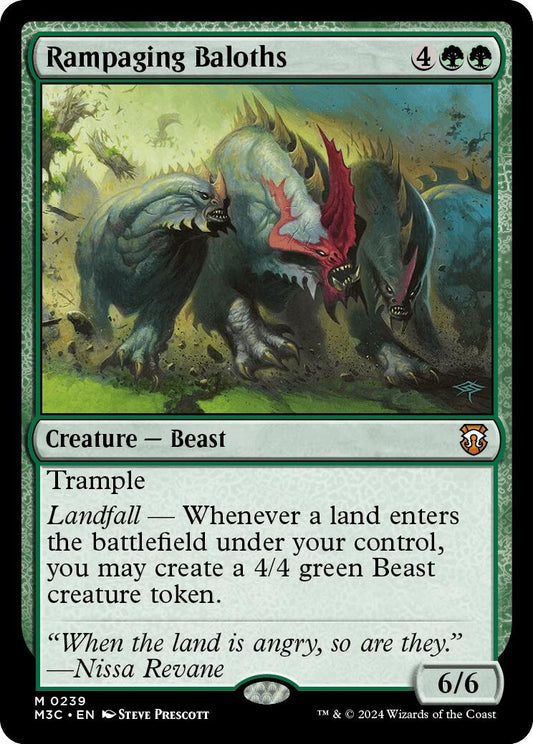 Image for Rampaging Baloths (239) (M3C) - Magic: The Gathering