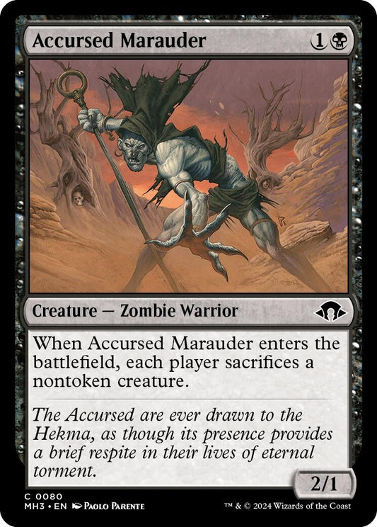 Image for Accursed Marauder (80) (MH3) - Magic: The Gathering