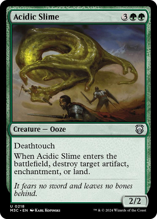 Image for Acidic Slime (218) (M3C) - Magic: The Gathering