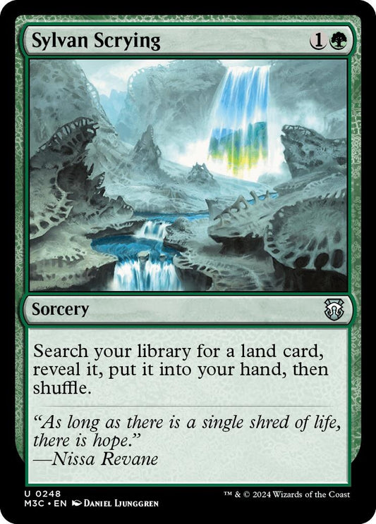 Image for Sylvan Scrying (248) (M3C) - Magic: The Gathering