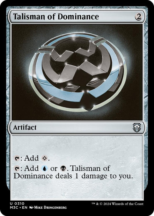 Image for Talisman of Dominance (Ripple Foil) (310) (M3C) - Magic: The Gathering