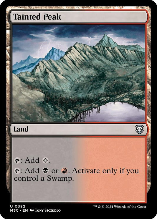 Image for Tainted Peak (382) (M3C) - Magic: The Gathering