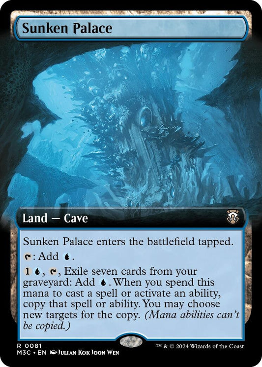 Image for Sunken Palace (Extended Art) (Ripple Foil) (81) (M3C) - Magic: The Gathering