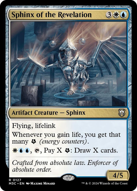 Image for Sphinx of the Revelation (Ripple Foil) (127) (M3C) - Magic: The Gathering