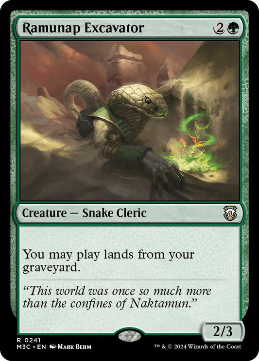 Image for Ramunap Excavator (Ripple Foil) (241) (M3C) - Magic: The Gathering
