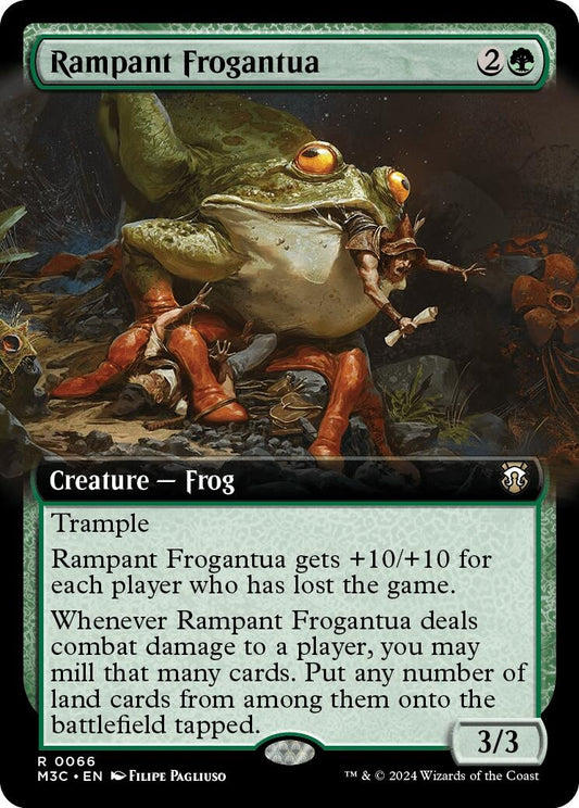 Image for Rampant Frogantua (Extended Art) (Ripple Foil) (66) (M3C) - Magic: The Gathering