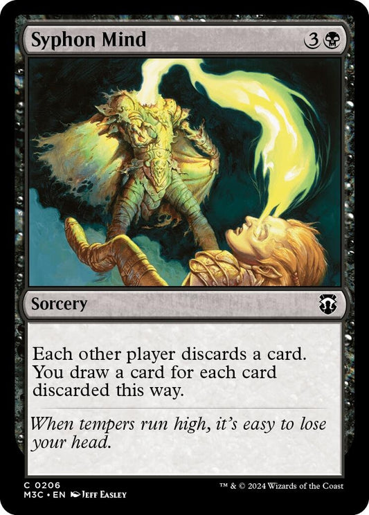 Image for Syphon Mind (Ripple Foil) (206) (M3C) - Magic: The Gathering