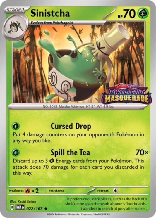 Image for Sinistcha - 022/167 (Prerelease) (022/167) (SVP) - Pokemon