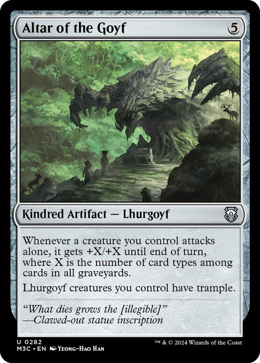 Image for Altar of the Goyf (Ripple Foil) (282) (M3C) - Magic: The Gathering