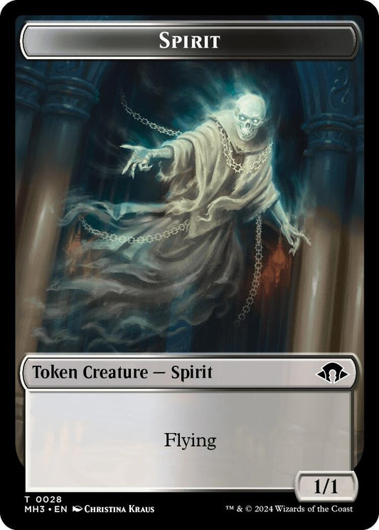Image for Spirit Token (0028) (28) (MH3) - Magic: The Gathering