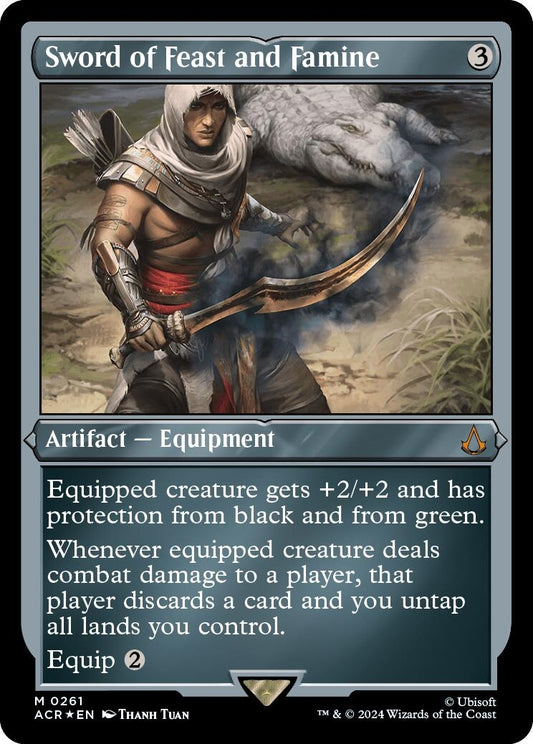 Image for Sword of Feast and Famine (Foil Etched) (261) (ACR) - Magic: The Gathering