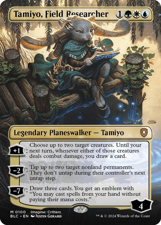 Image for Tamiyo, Field Researcher (Borderless) (100) (BLC) - Magic: The Gathering