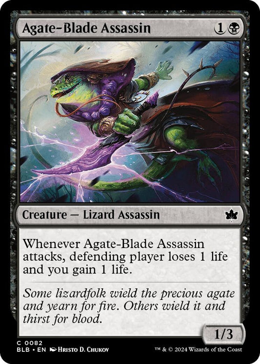 Image for Agate-Blade Assassin (82) (BLB) - Magic: The Gathering