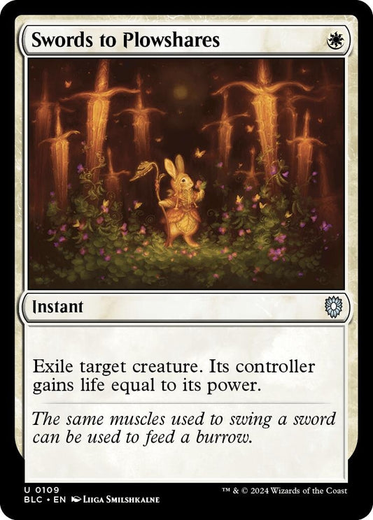 Image for Swords to Plowshares (109) (BLC) - Magic: The Gathering