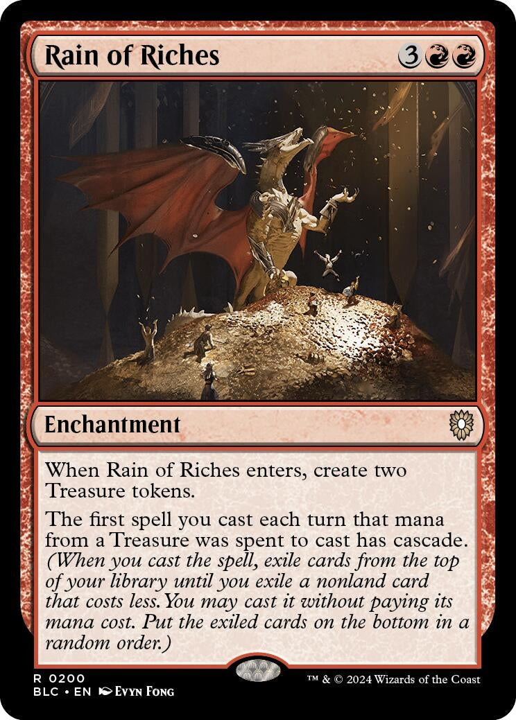 Image for Rain of Riches (200) (BLC) - Magic: The Gathering