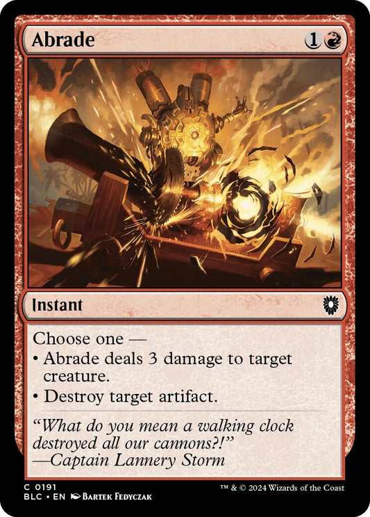 Image for Abrade (191) (BLC) - Magic: The Gathering