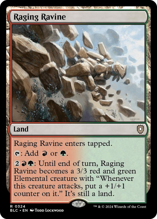 Image for Raging Ravine (324) (BLC) - Magic: The Gathering