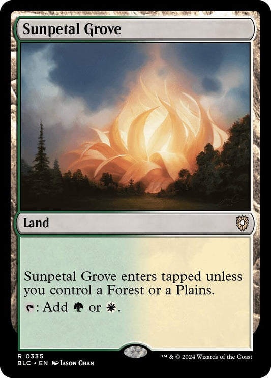 Image for Sunpetal Grove (335) (BLC) - Magic: The Gathering