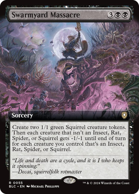 Image for Swarmyard Massacre (Extended Art) (55) (BLC) - Magic: The Gathering