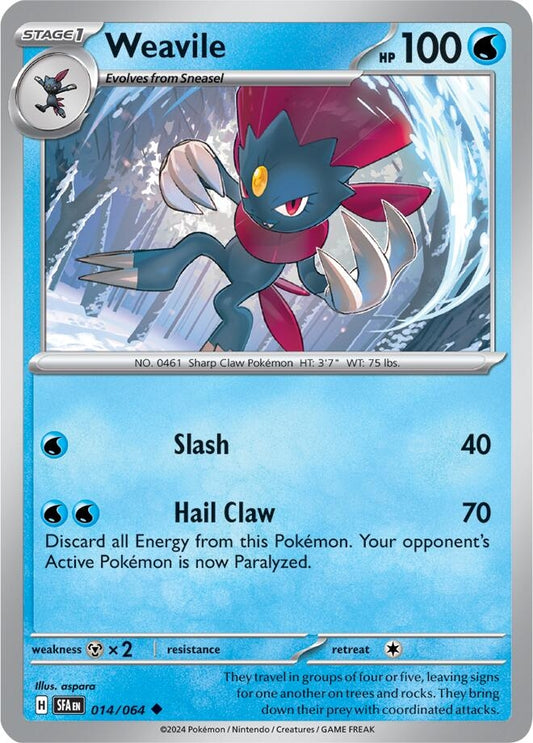 Image for Weavile (014/064) (SFA) - Pokemon