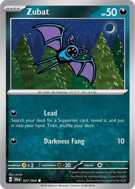 Image for Zubat (027/064) (SFA) - Pokemon