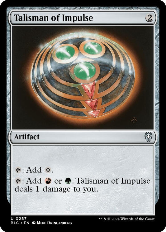 Image for Talisman of Impulse (287) (BLC) - Magic: The Gathering