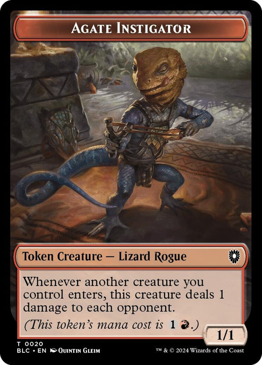 Image for Agate Instigator // Rabbit Double-Sided Token (20 // 3) (BLC) - Magic: The Gathering