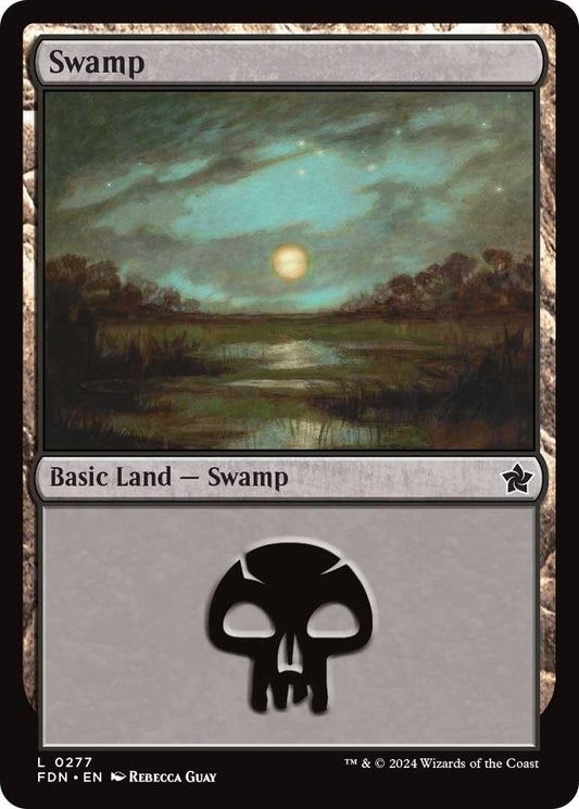 Image for Swamp (0277) (277) (FDN) - Magic: The Gathering