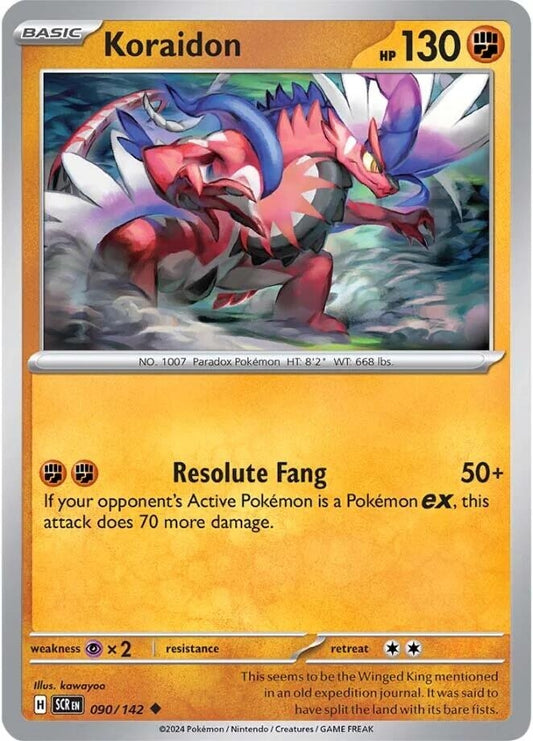 Image for Koraidon (090/142) (SCR) - Pokemon